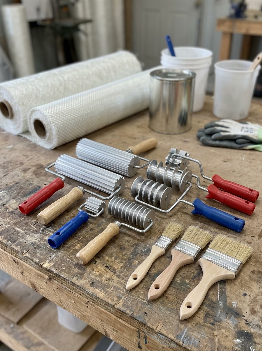 FRP BRUSH & ROLLER